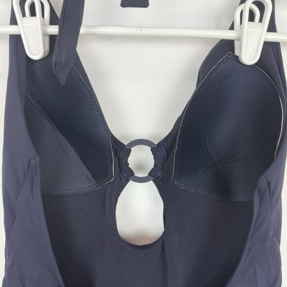 Sea Level Swim Women’s Dark Blue One Piece Swimsuit Size 10 - Picture 3 of 3